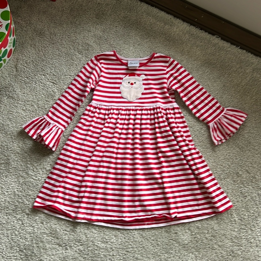 Delaney. Size 5 Santa dress.